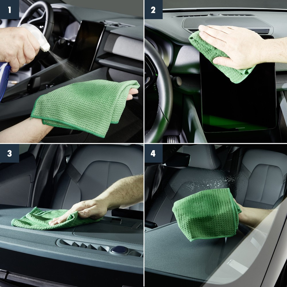 SONAX Microfibre Cloth Interior and Glass ผ้าไมโครไฟเบอร์ สำหรับเช็ดภายใน และเช็ดกระจก - รูปที่ 2