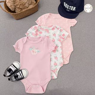 3sets CICI Baby 0-12เดือน ชุดจั๊มสูทเด็กผู้หญิง ชุดคลานเด็กแ…