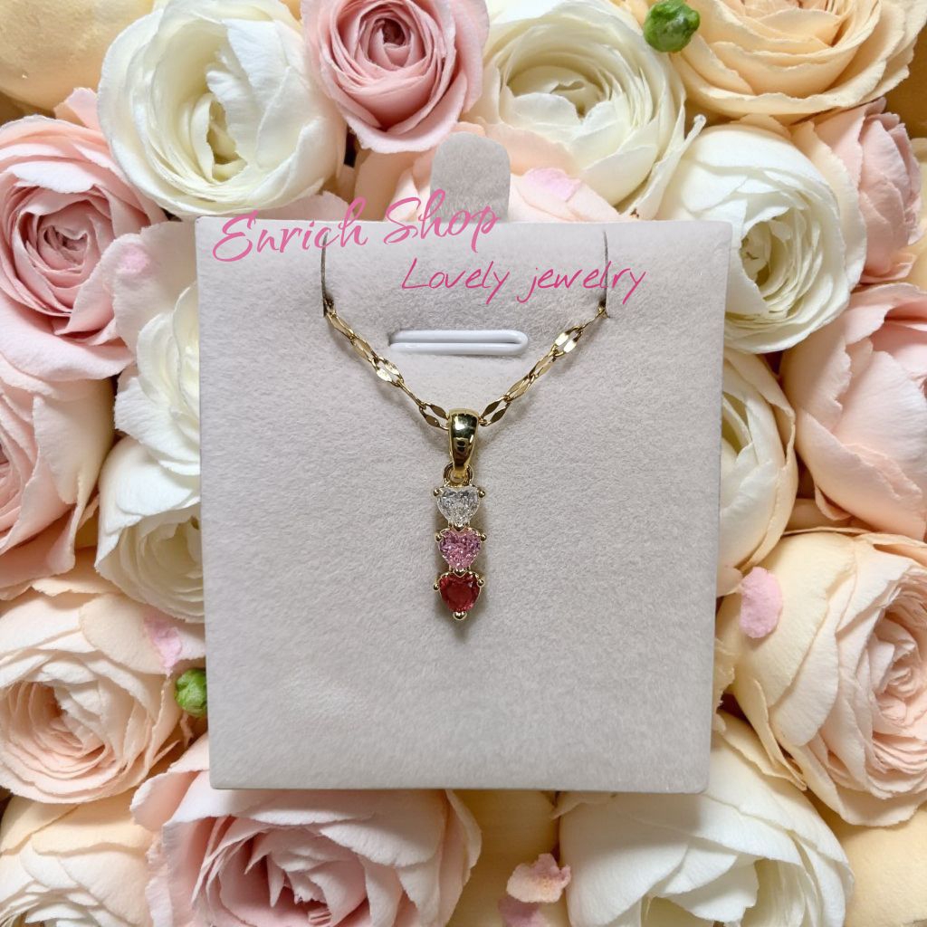 สร้อยคอสแตนเลส 304 พร้อมจี้ สร้อยคอสตรี