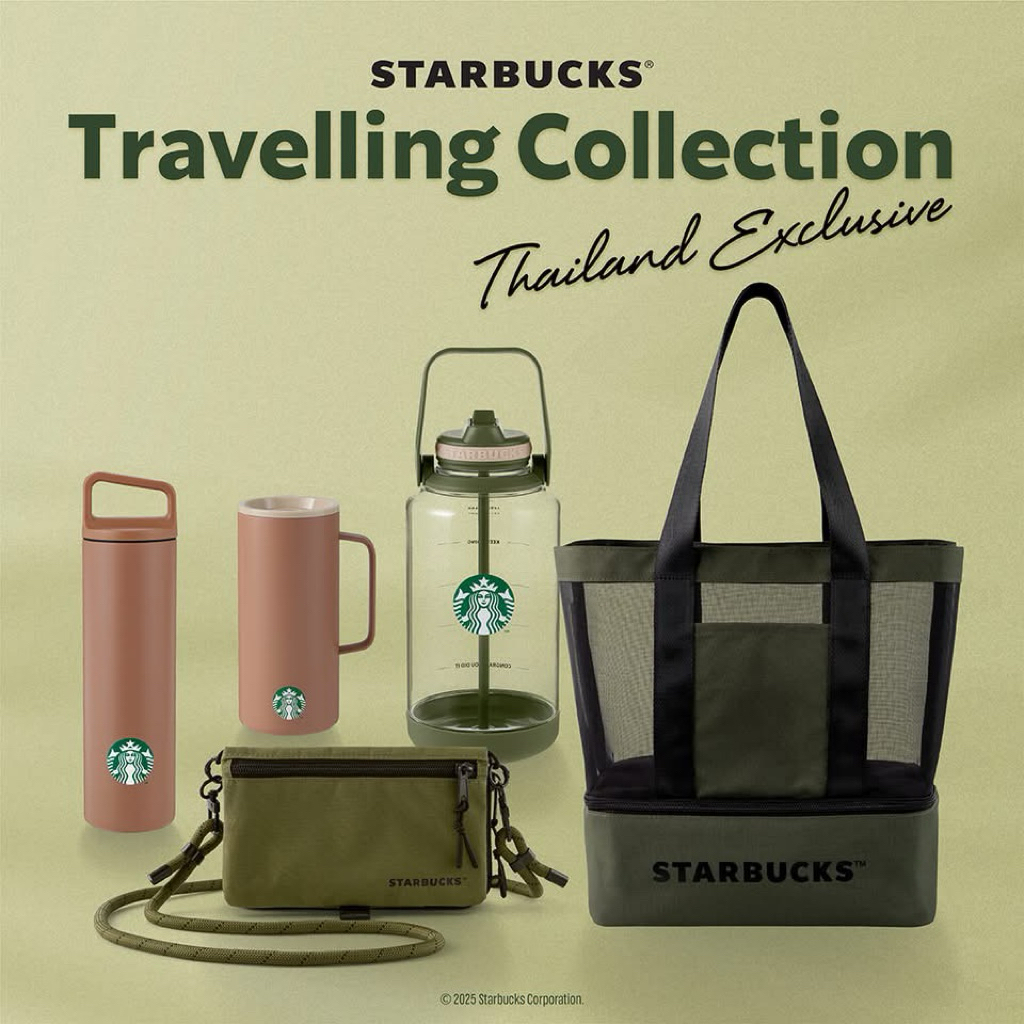 ⭐️Starbucks Traveling Collection⭐️คอลเลคชั่นสายท่องเที่ยว⭐️Camping mugs and tumblers
