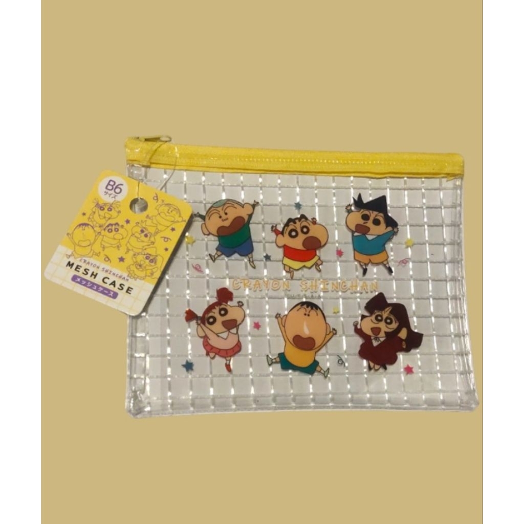 กระเป๋า mesh case crayon shinchan ลิขสิทธิ์แท้