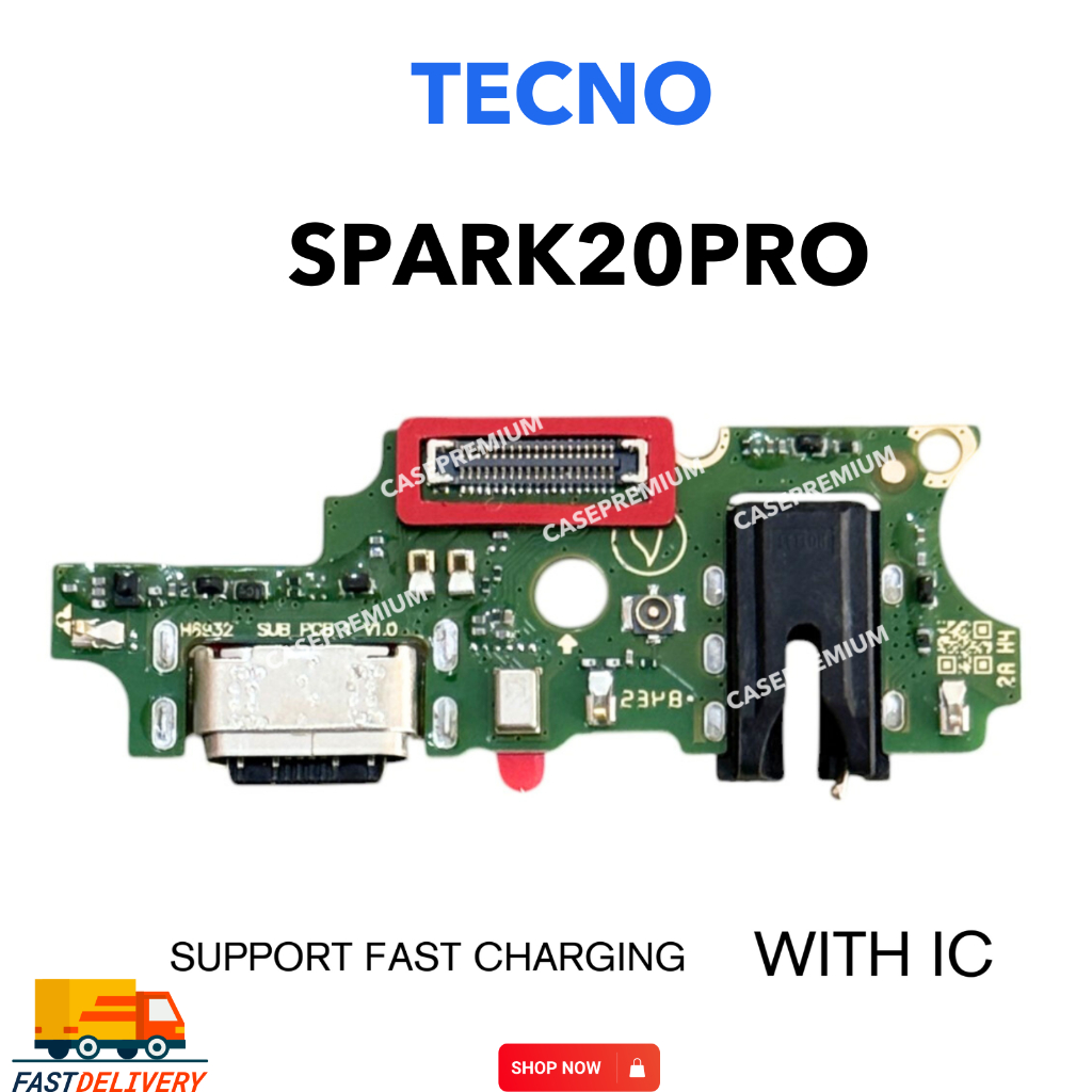 ตูดชาร์จ Tecno Spark 20 Pro USB+ไมค์ พร้อมส่ง ของแท้ตรงรุ่น