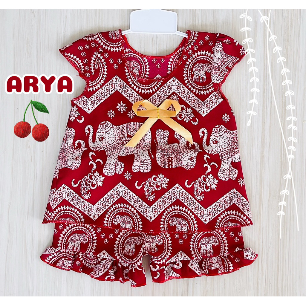 ชุดเด็กลายช้าง (รหัสD29) เสื้อ+กางเกง 5-18 เดือน หรือน้ำหนักประมาณ 5-10 กิโล สีสันสดใส ใส่สบายผ้าไม่ร้อน พร้อมส่งจากไทย