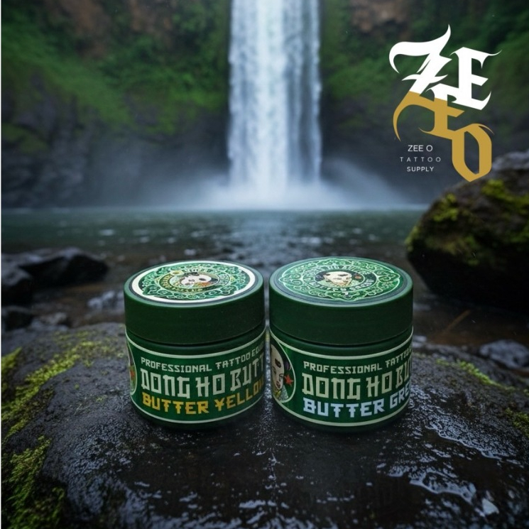 Dongho Butter Yellow & Butter Green ขนาด 50 G บัตเตอร์ทาขณะสัก หลังสัก ชื่อดังจากเวียดนาม