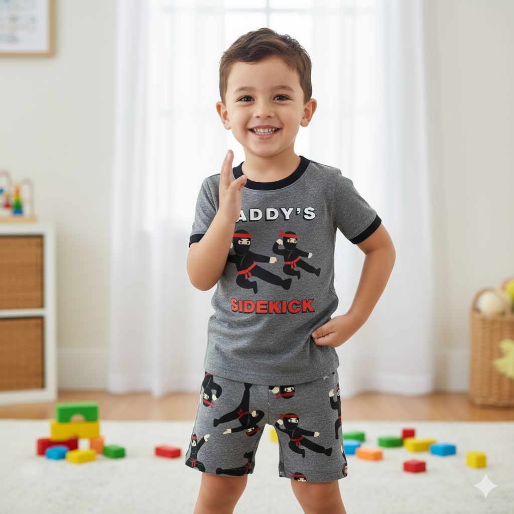 ชุดเซ็ตเด็กผู้ชาย ชุดนอนทรงสลิม ผ้าคอตตอน The Children’s Place ขนาด 2-4 ขวบ มือ 1 ราคาถูก