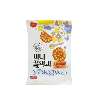 แพ็คเกจใหม่! พร้อมจัดส่ง ยักกวา ขนมคุกกี้น้ำผึ้งเกาหลี ขนาด 70กรัม, 140กรัม Samlip Yakwa 70g, 140g 삼립 미니 꿀 약과