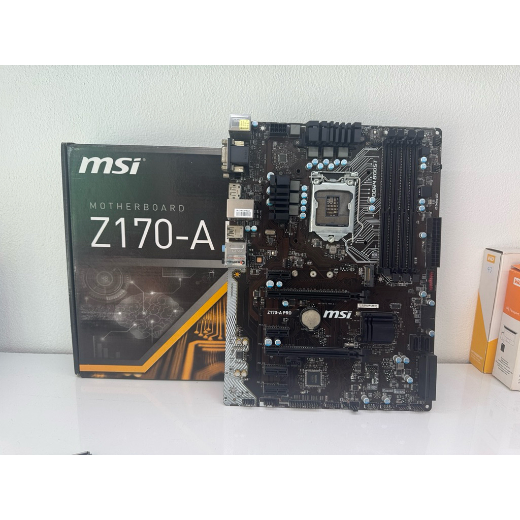 MAINBOARD (เมนบอร์ด) 1151 MSI Z170 A PRO DDR4 Support Gen 6 Gen 7 ประกัน 1 เดือน