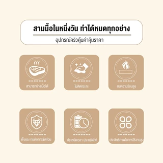 LENODI เครื่องทำเครปมือถือ หน้าเตาขนาด 20 ซ.ม .แถมฟรี จานสำหรับใส่ส่วนผสม 1ใบ ตะกร้อตีไข่ ไม้พาย