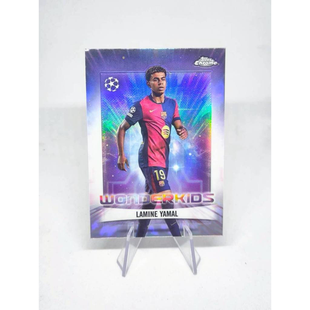 การ์ดฟุตบอล Topps Chrome UEFA Club Competitions Wonderkids 2024-25