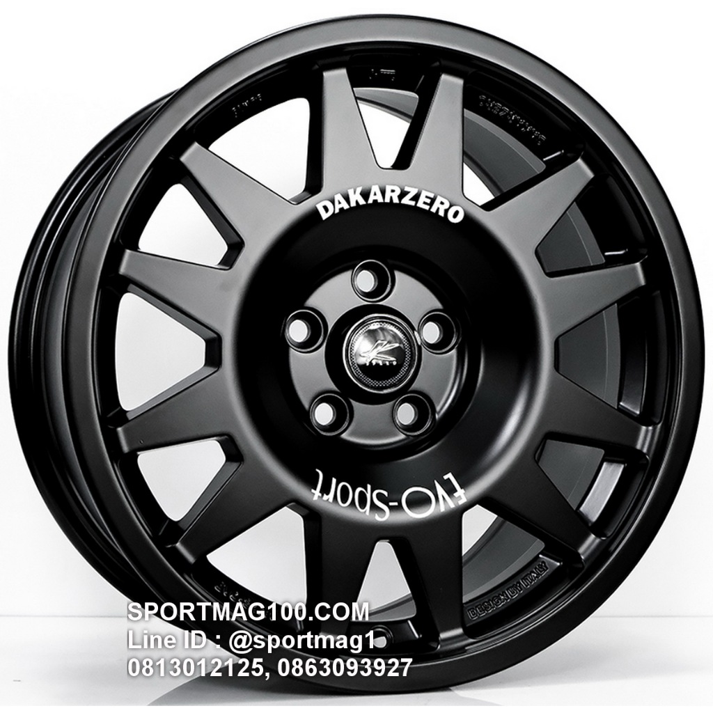 ล้อแม็ก Kspeed EVO Cross 335C สีดำด้าน(Blk-f) ขนาด 8-16นื้ว 5รู100 Offset35 [22433]