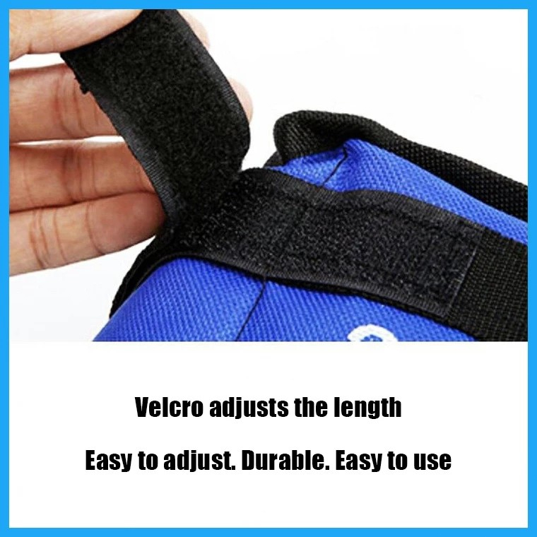 ชุดขาคู่ปรับน้ำหนักข้อเท้าข้อมือเหล็กถุงทราย 1-8 กิโลกรัมน้ำหนักการฝึกความแข็งแรงของสายรัด - รูปที่ 5