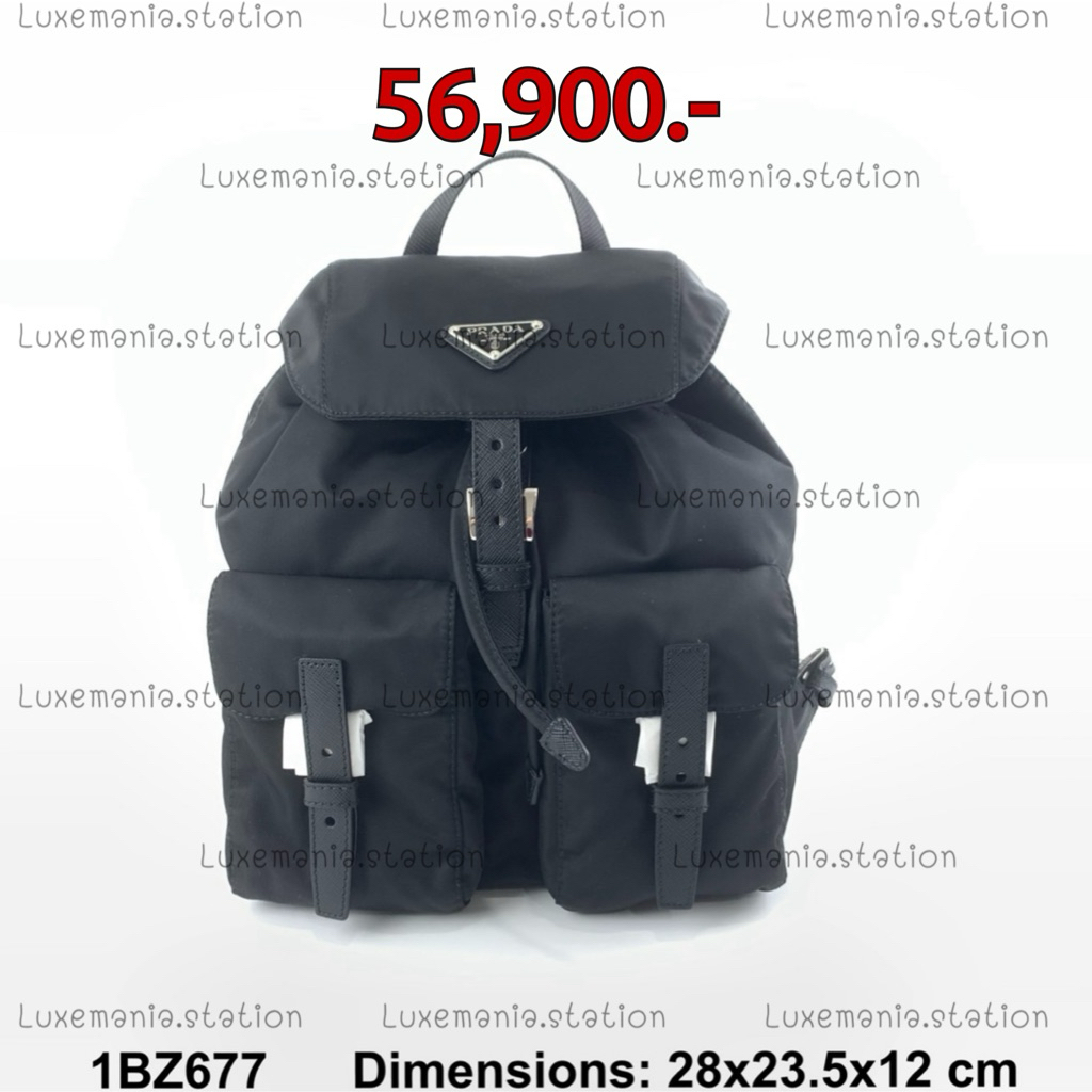 🇹🇭👜[พร้อมส่ง]: New!! Prada Re-Nylon Backpack 1BZ811 ‼️ก่อนกดสั่งรบกวนทักมาเช็คสต๊อคก่อนนะคะ‼️