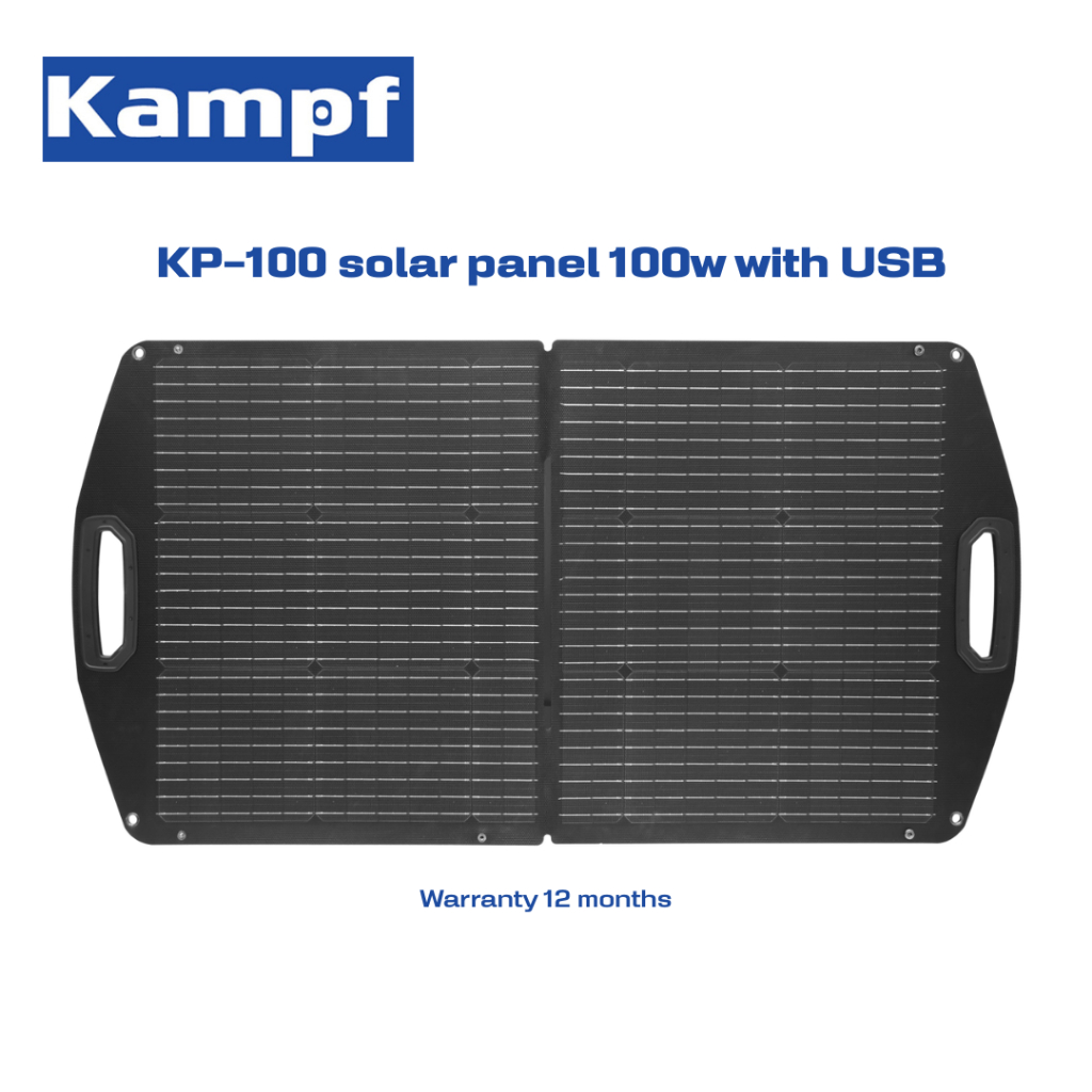Kampf KP-100 solar panel 100w with USB