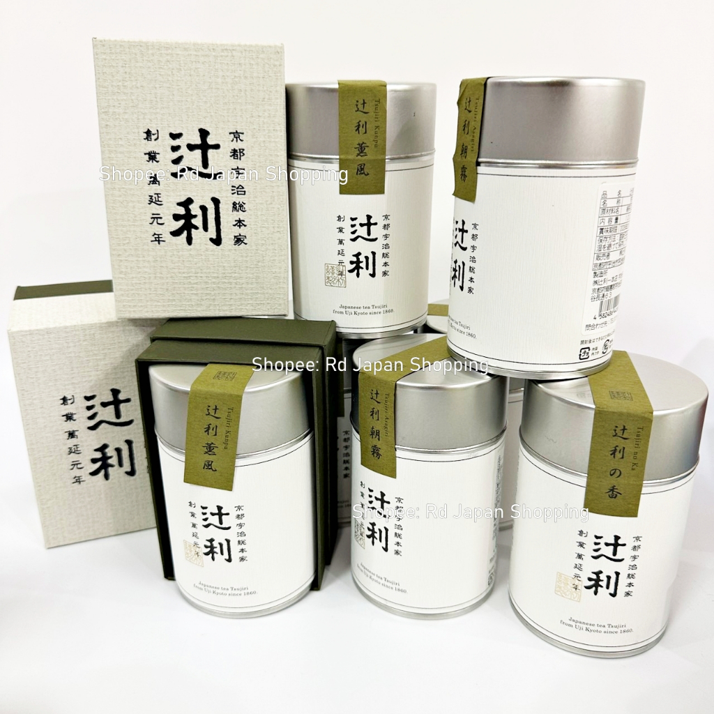 พร้อมส่งที่ไทย ของแท้ ใบชา 100g Tsujiri Uji Kyoto Asagiri Kunpu no ka ชาเขียว มัตจะ อูจิ เกียวโต ชงม