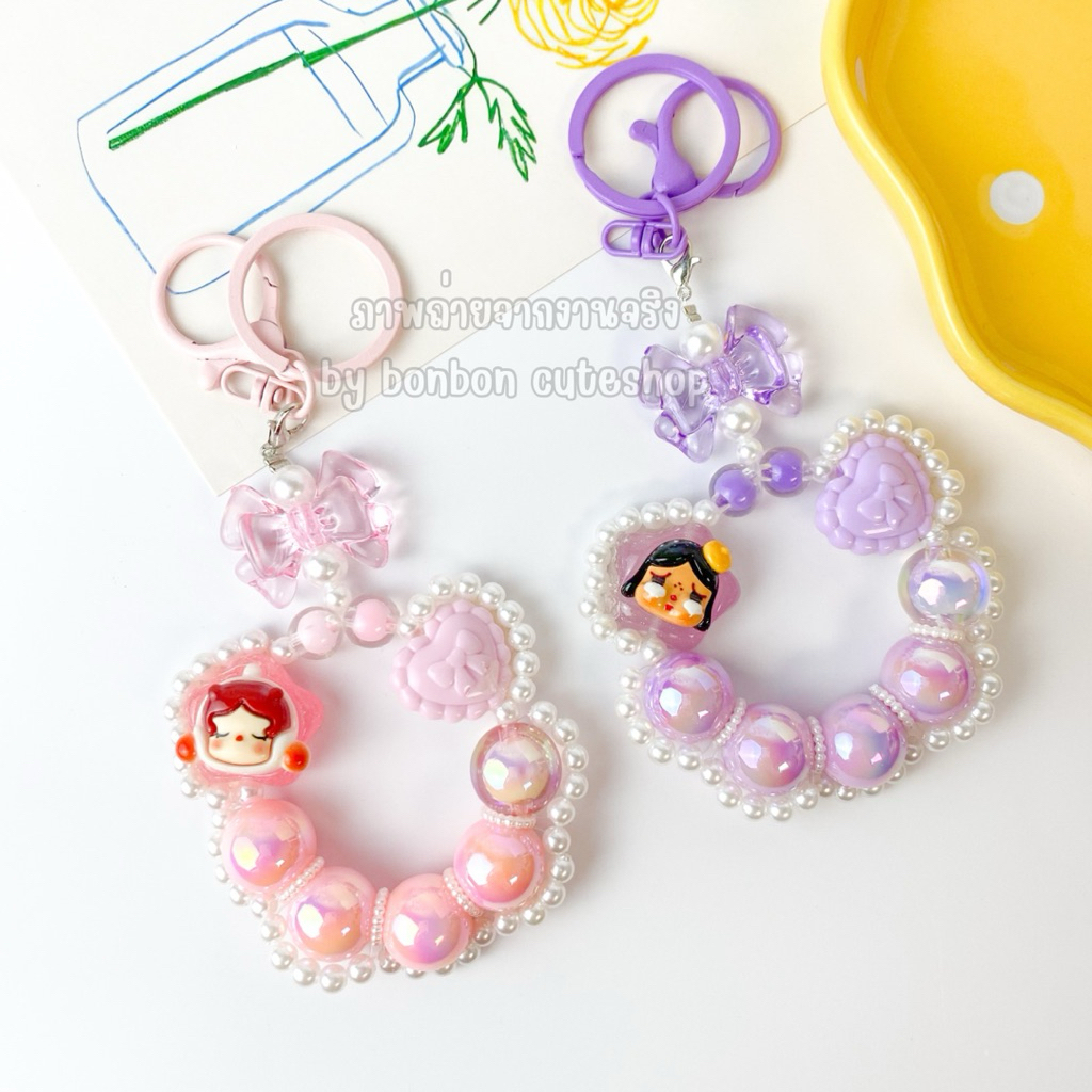 [ส่งไวจากกทม]พวงตุ๊กตาเรซิ่นเรืองแสงห้อยมือถือ ที่ห้อยมือถือน่ารัก ตกแต่งมือถือ by bonbon cuteshop