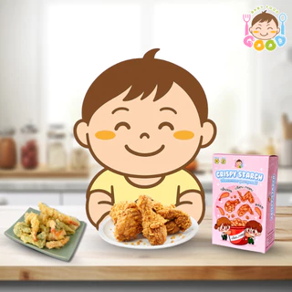 Good Babyfood แป้งทอดกรอบ สำหรับเด็ก กรอบอร่อยกลิ่นหอม ไม่มีผงชูรส