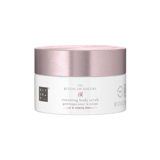 RITUALS The Ritual of Sakura Body Scrub 250g สครับขัดผิวด้วยสารผลัดเซลล์ผิวจากเชอรี่และน้ำมันบำรุงจา