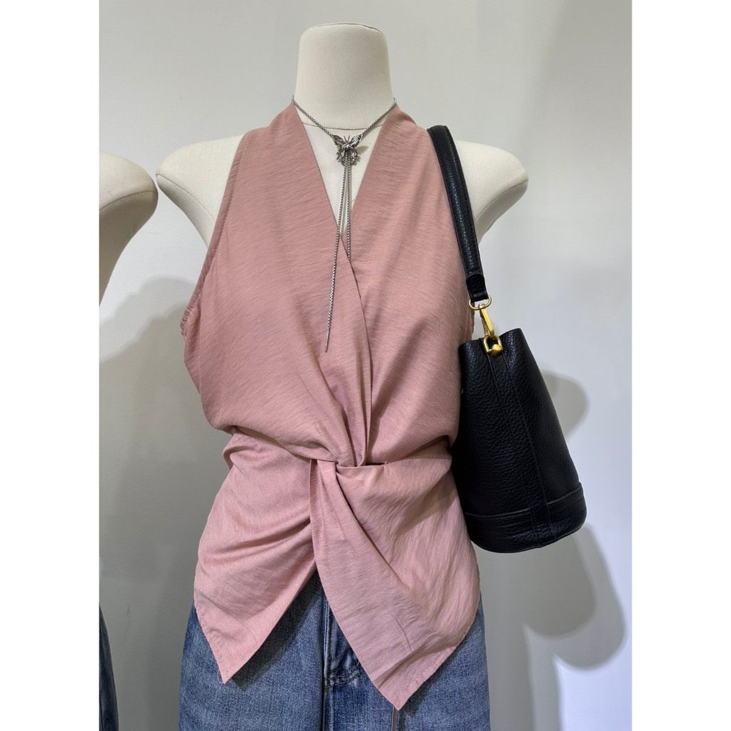 MATINEE M1948 เสื้อแขนกุดเย็บมัดหน้าทรงสวย สวยเก๋มีสไตล์ ใส่ง่ายได้ทุกโอกาส - รูปที่ 3