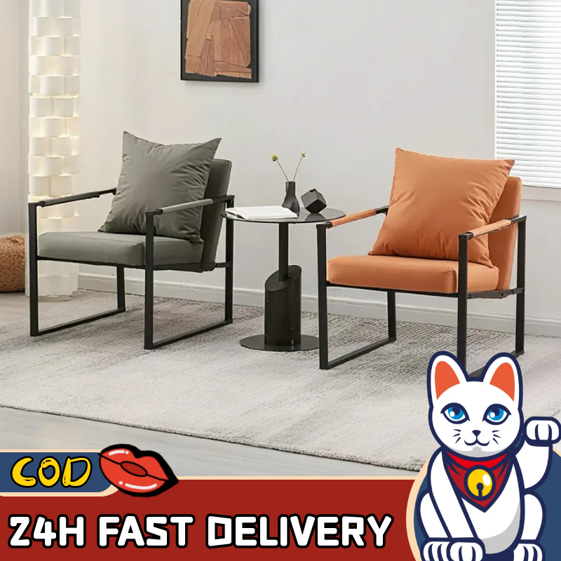 Lucky (จัดส่ง24H)โซฟาหนัง วัสดุPU โซฟาแต่งห้อง สไตล์นอร์ดิก แข็งแรง นุ่มนั่งสบายรองรับน้ำหนักได้เยอะ