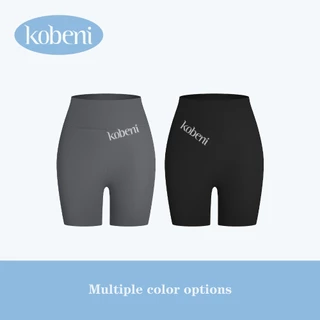 ⭐KOBENI⭐กางเกงโยคะขาสั้นเอวสูง กางเกงเลกกิ้ง ยกก้น ไร้รอยต่อ ไม่ม้วน นุ่มสบายโล่งลม ความยืดหยุ่นสูง