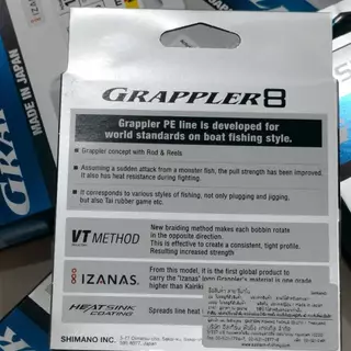 สาย PE Shimano Grappler X8 300m Made in Japan