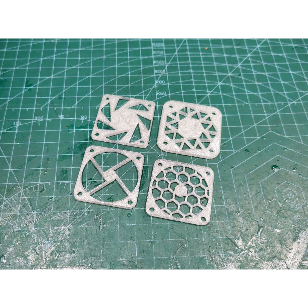 ตะแกรงพัดลม ฝาครอบพัดลม 40mm 3D print PETG หนา2มิล แข็งแรง