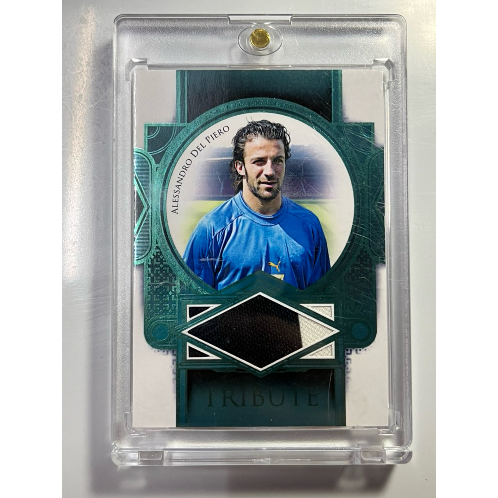 การ์ดใบที่10Jersey Number! กัปตันผู้ไม่เคยทิ้งบ้าน Del Piero Football Card + piece of his Juventus s