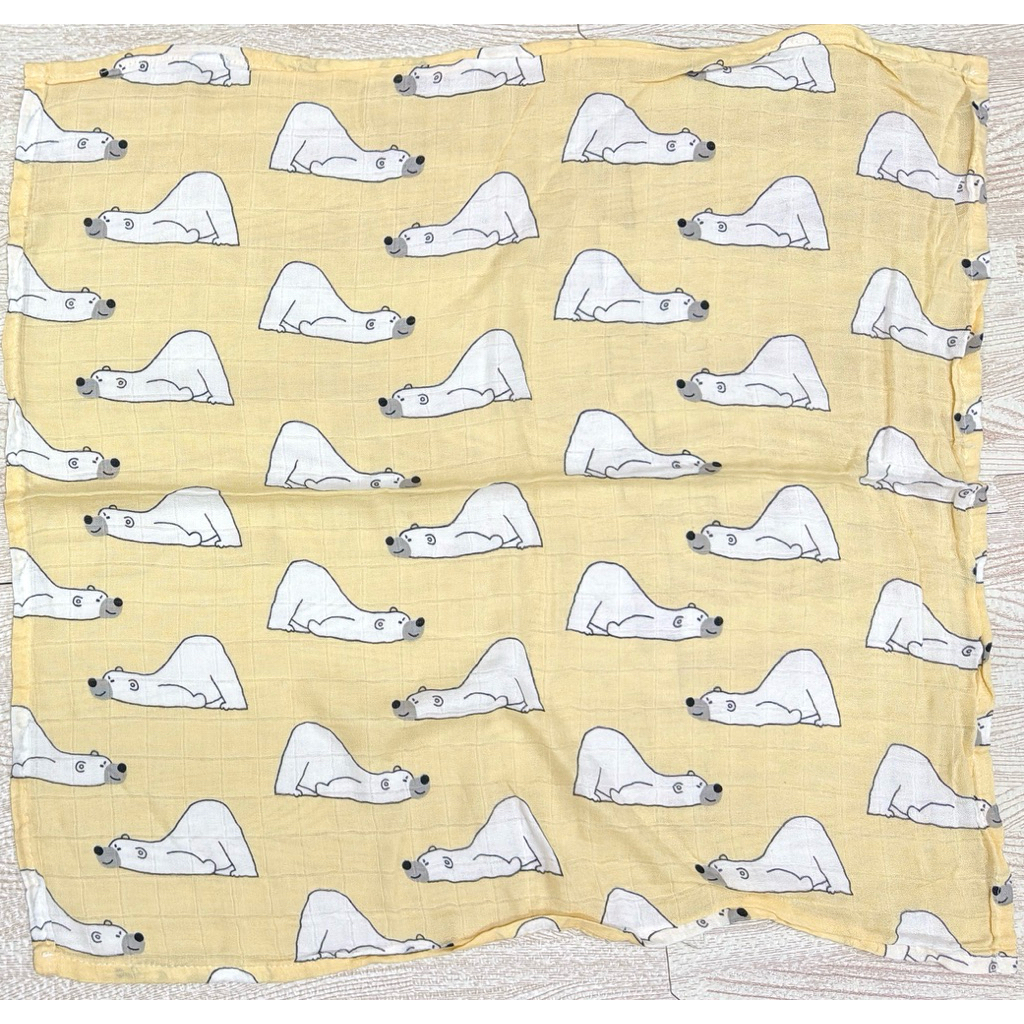 ลดล้างสต็อค!! ผ้าอ้อมมัสลินแบมบู 60x60 cm. (ปกติผืนละ 75 บาท)