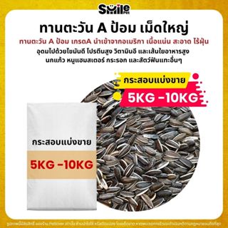 (5KG/10KG) ทานตะวัน Aป้อม เม็ดใหญ่ เกรดA อาหารนกแก้ว และสัตว…