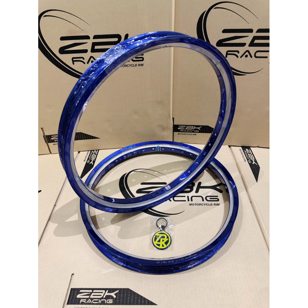 ZBKRacing ล้อZBK AKRONT MORAD SPAIN🇪🇸ลายทูโทน2กษัตย์สีน้ำเงินปี10เนื้อมันฉ่ำ(ตัวท็อปPremium)