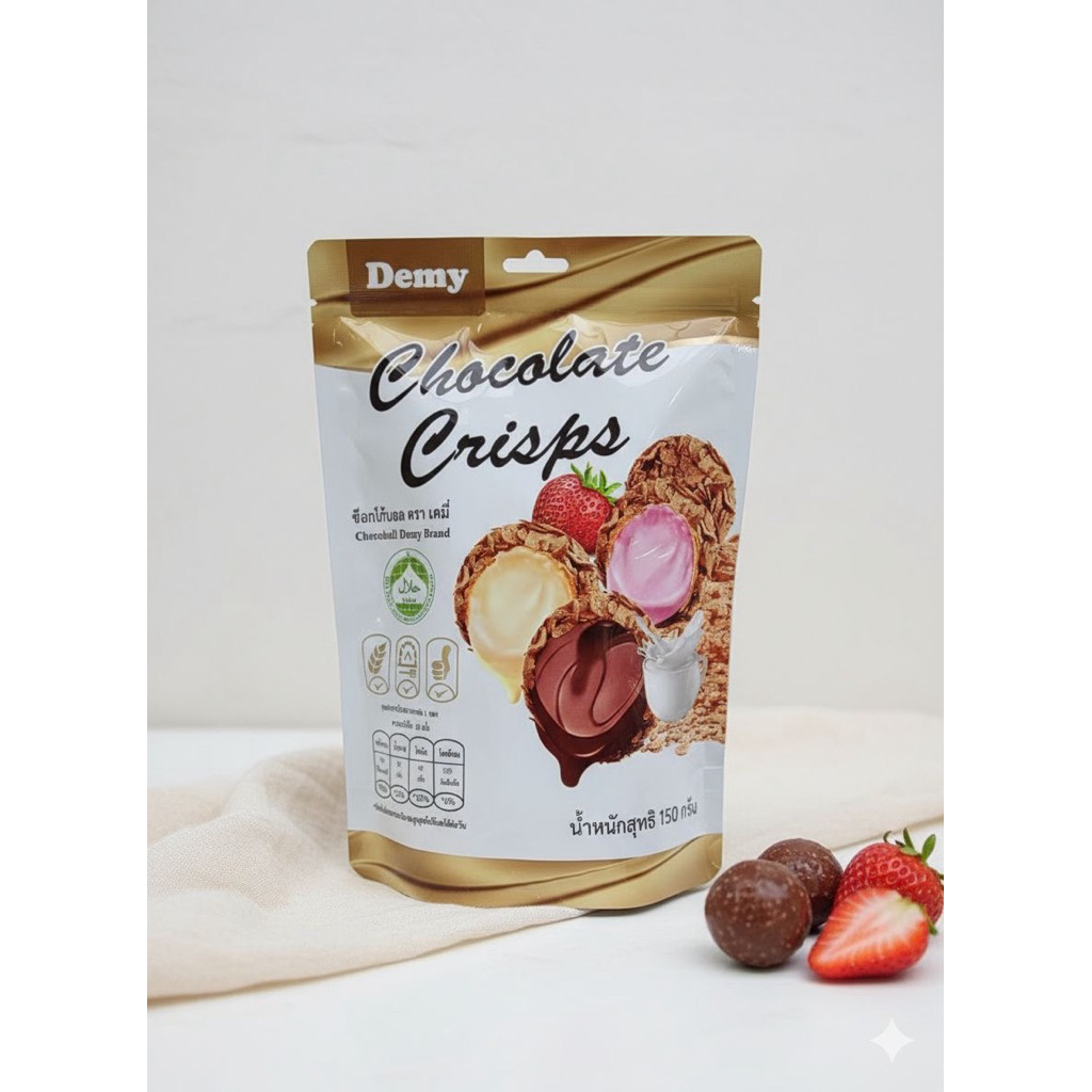chocolate  crisps ชอคบอล 150 กรัม