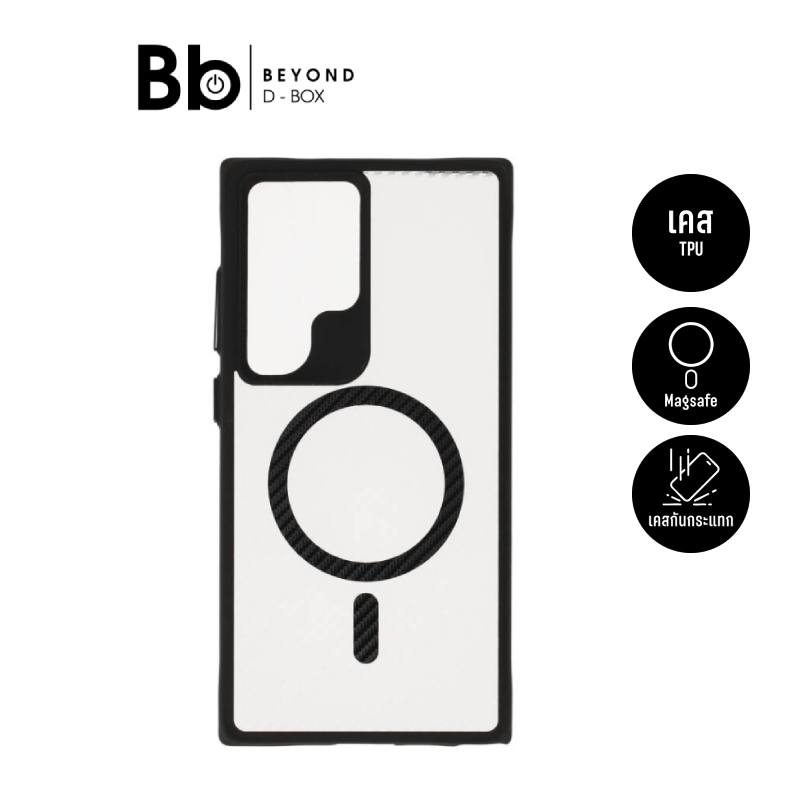 เคส FOX Samsung S24 Ultra Carbon Clear with Magsafe by BB Beyond D-Box