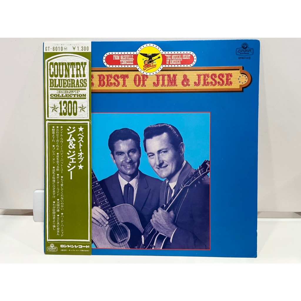 1LP Vinyl Records แผ่นเสียงไวนิล  THE BEST OF JIM & JESSE GT-6010  (J15B70)