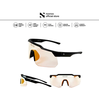 NOX NOX แว่นตากันแดดปรับแสงอัตโนมัติ รุ่น WIND XTREAM [ CLEAR ] Photochromic Lens พร้อมกล่องและถุงผ้า
