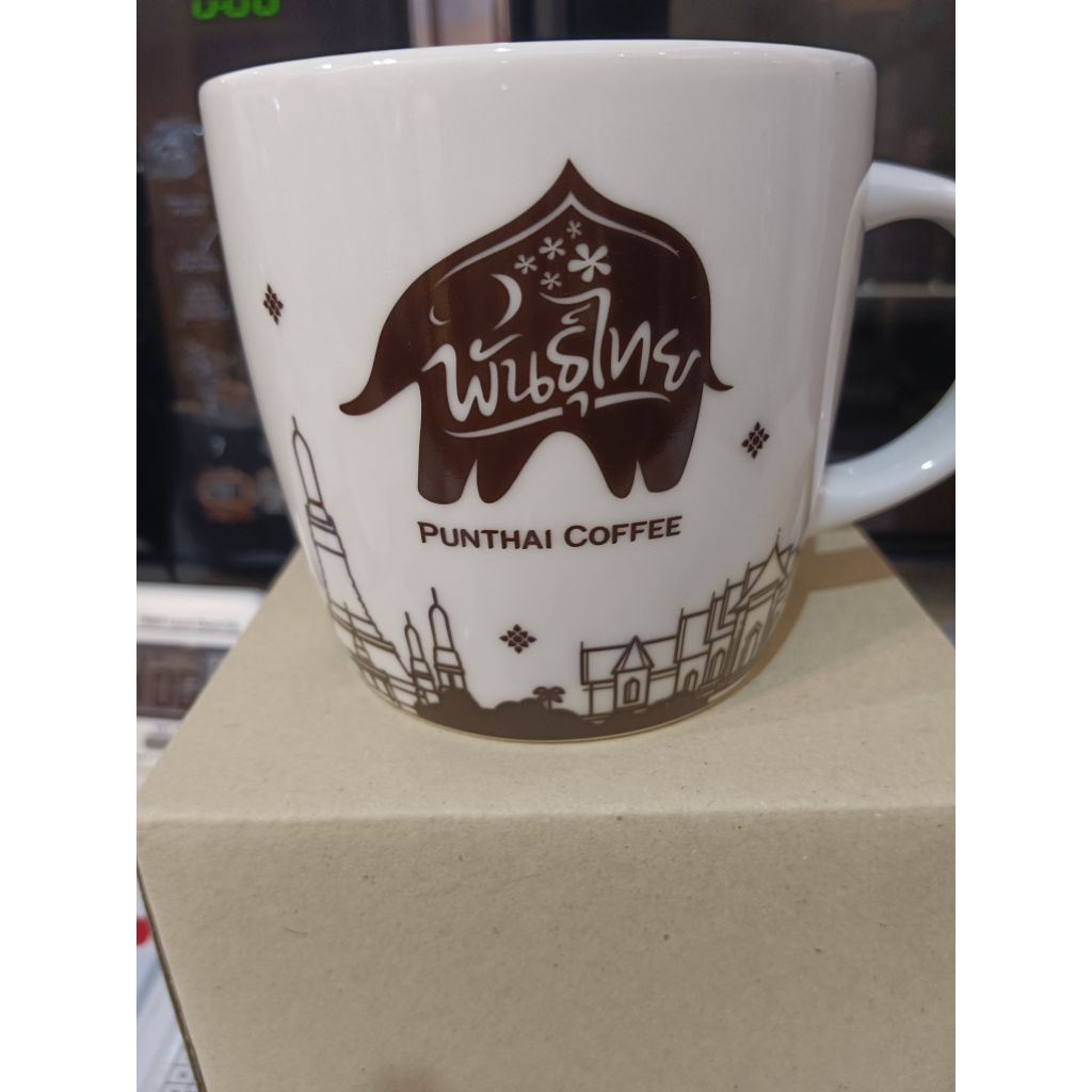 แก้วมัคสีขาว 10 Oz กับ แก้วมัคสีขาว 4 Oz แก้วพันธุ์ไทย