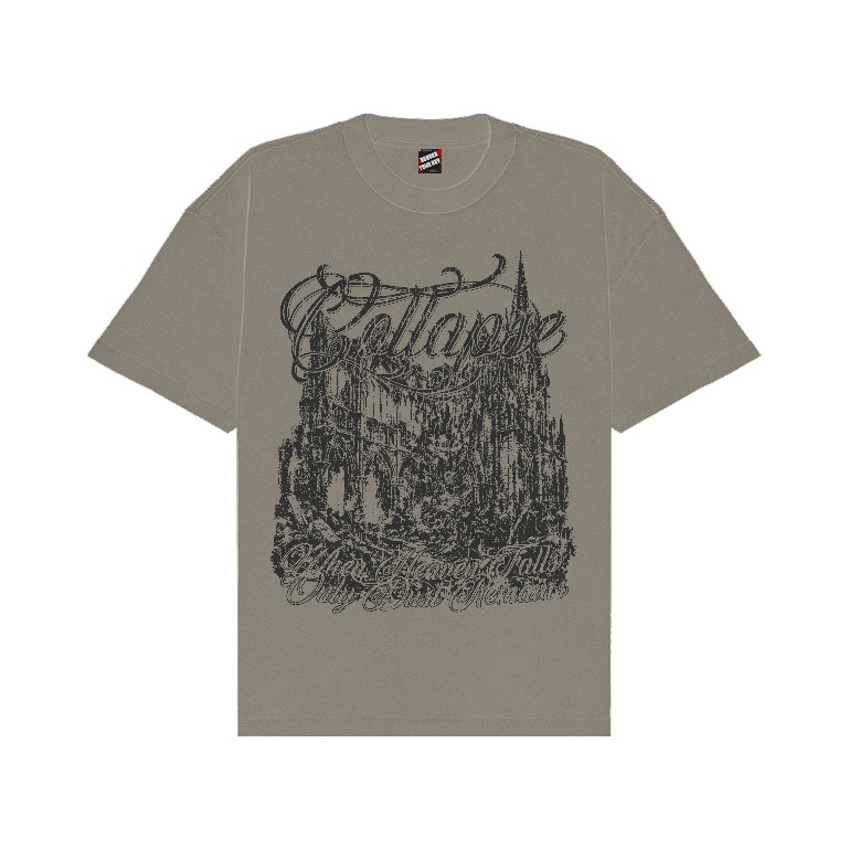 HEAVENTOWNBOY HELLRIDE BOXY T-SHIRT FADED