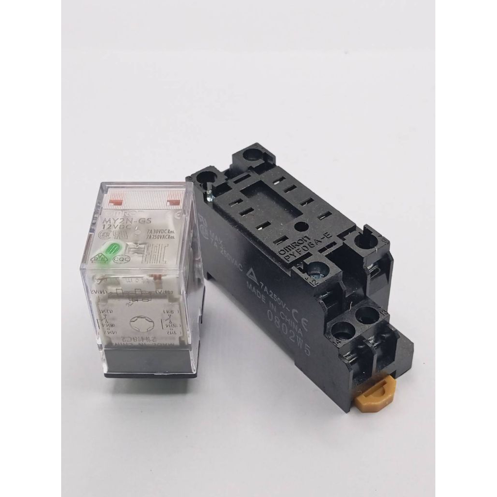 รีเลย์ OMRON รุ่น MY2N-GS พร้อมซ็อกเก็ต PYF08A-E  มีไห้เลือกทั่งชุด พร้อมส่งจากไทย🇨🇷🛻