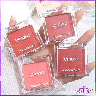 LAMEILA บลัชออนปัดแก้ม บลัชออนชมพูพีช บลัชออนเนื้อแมท เนื้อฝุ่น ส้มพีช สีสวย เนื้อละเอียด เกลี่ยง่าย กันน้ำ ติดทน