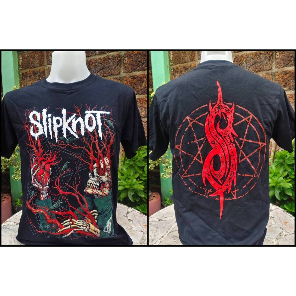 เสื้อยืดคอกลม สกรีนลาย SLIPKNOT (รหัส 271)