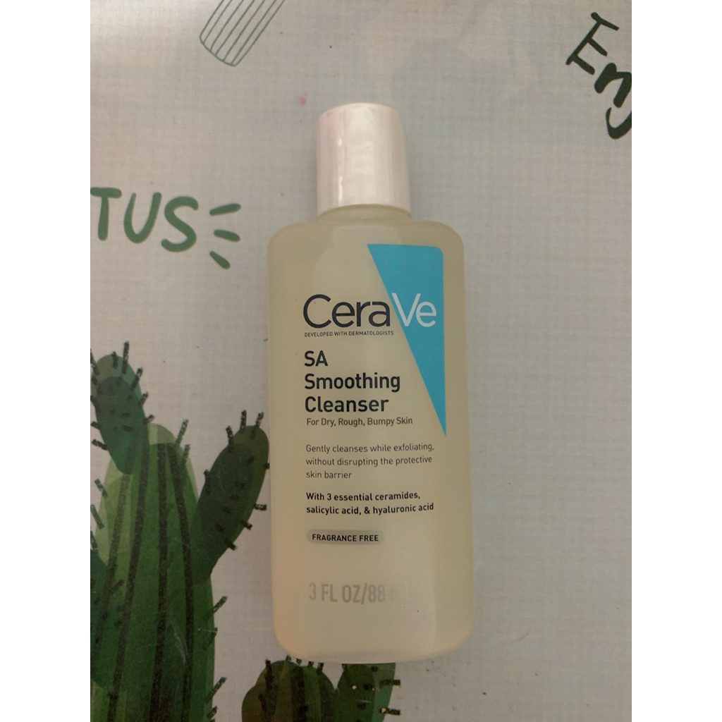 CeraVe SA Smoothing Cleanser เซราวี เอสเอ สมูทธิง คลีนเซอร์ 88 ml.