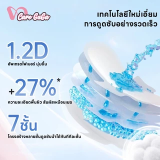 CareGaGa คุณภาพสูง ผ้าอนามัย ผ้าอานามัยแบบเย็น รุ่นบางเบาระบายอากาศดี แผ่นอนามัยลดกลิ่น 24/29/35 ซม.