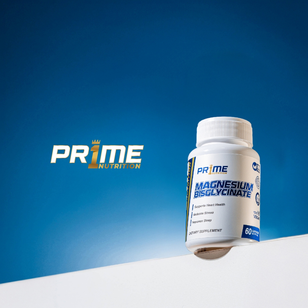 PR1ME Magnesium bisglycinate 860 MG. 60 Capsules ไพร์ม แมกนีเซียม บีสไกลซิเนต 860 มก. 60 แคปซูล