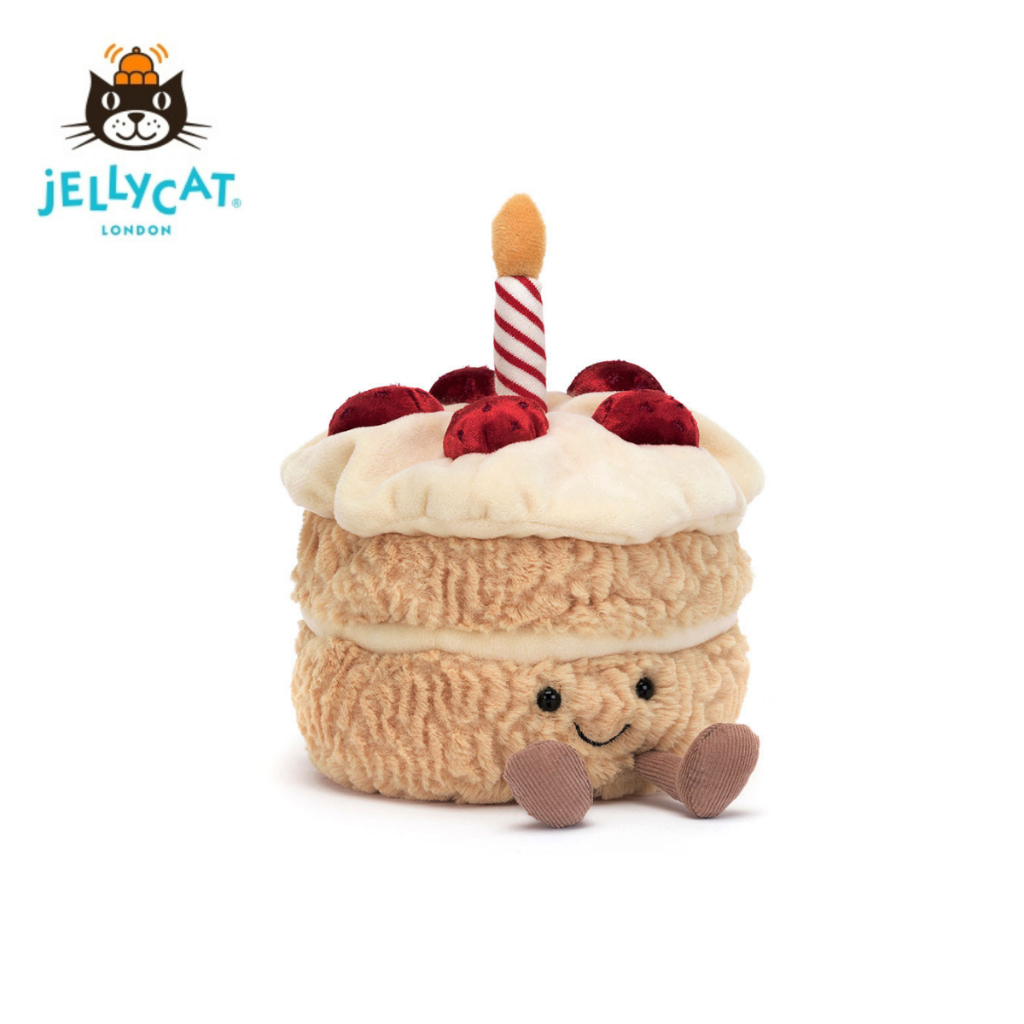 Jellycat cake สั่งจากอังกฤษ jellycat ของแท้ 100%ตุ๊กตาของเล่นตุ๊กตา ของขวัญวันหยุด การซื้อแบบออฟ [ปลอดภาษี ส่งเร็ว]
