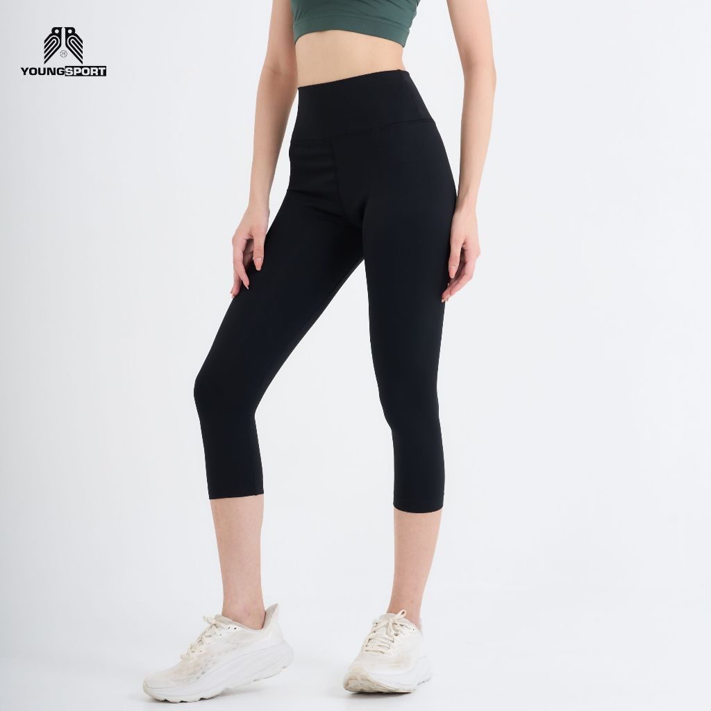 Young Sport Capris | Y-1777 | กางเกงเลกกิ้ง 4 ส่วน กระชับกล้ามเนื้อ ยกสะโพก