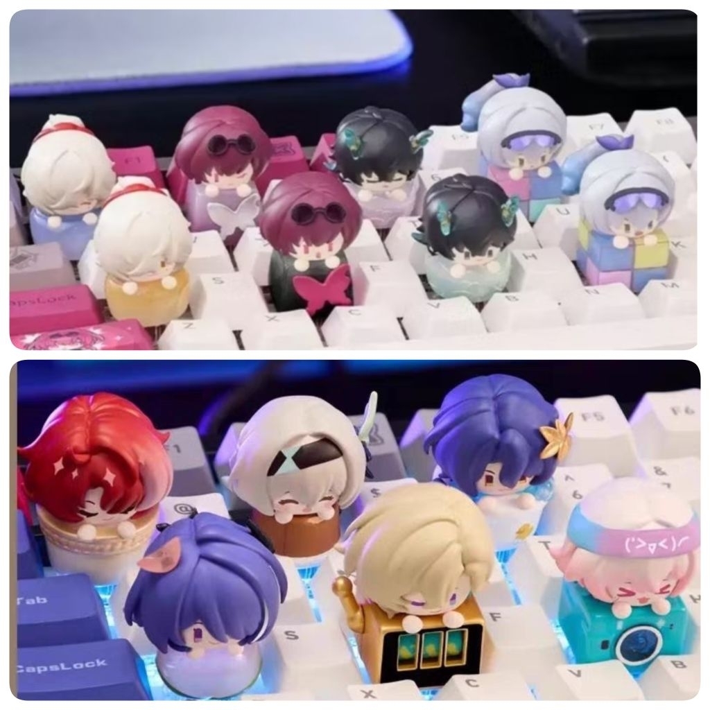 ์พร้อมส่งในไทย🇹🇭 Honkai: Star Rail Fingertip Keycap Blind Box แป้นคีย์บอร์ด คีย์แคป