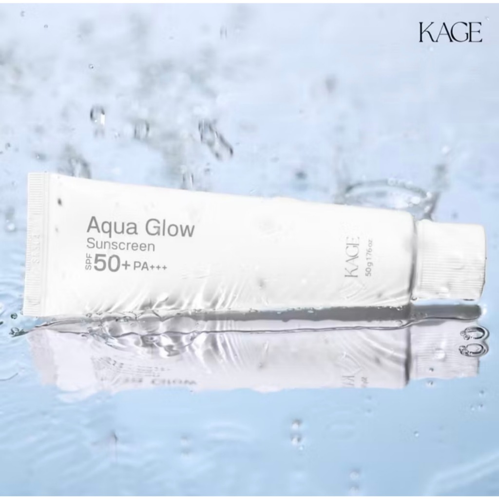 Kage Aqua Glow Sunscreen SPF 50 + PA+++ (50g) คาเกะ  อควา โกล ซันสกรีน เอสพีเอฟ 50 + พีเอ +++ ราคา ถูกที่สุด ดีลบีเคเค แกลเลอรีภาพที่ 3