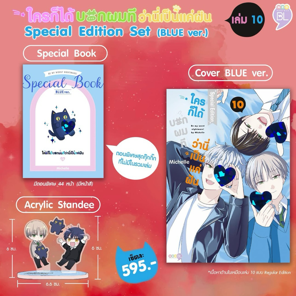 ใครก็ได้บอกผมทีว่านี่เป็นแค่ฝัน เล่ม 1-8 พร้อมส่ง (เล่ม 9-10 แบบพรีออเดอร์)