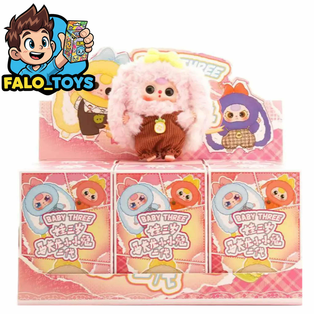 พร้อมส่ง baby three rabbit macaron v2 ( 6 สุ่ม )