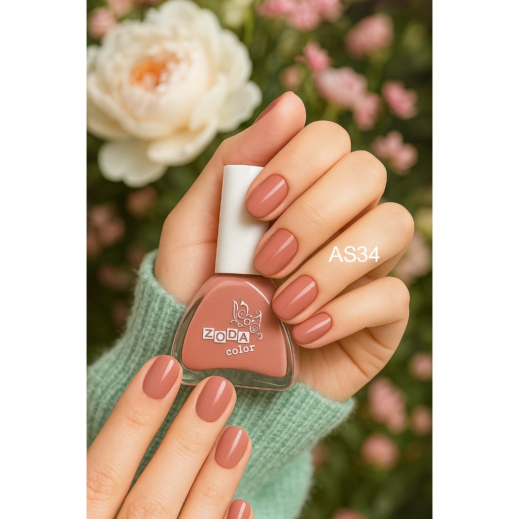 Zoda Color สีทาเล็บกึ่งเจล  ยาทาเล็บไม่ต้องอบ แห้งเร็ว เงาสวย เม็ดสีชัด ไร้กลิ่นฉุน สีชัด เนื้อสีเกลี่ยทาง่าย