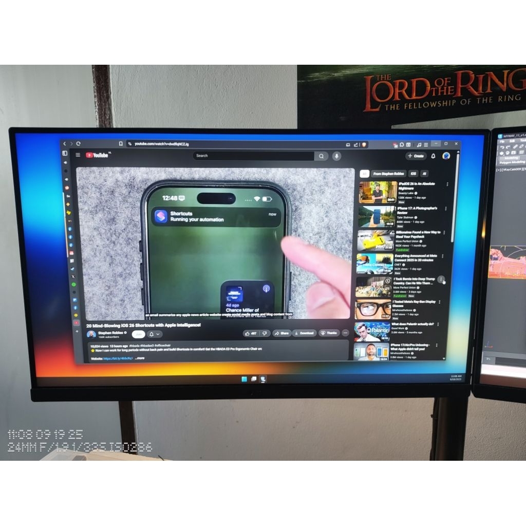 จอคอมมือสอง 100hz USB-C/HDMI LG 24นิ้ว 2K (2560x1440p) L1-24U631A-B